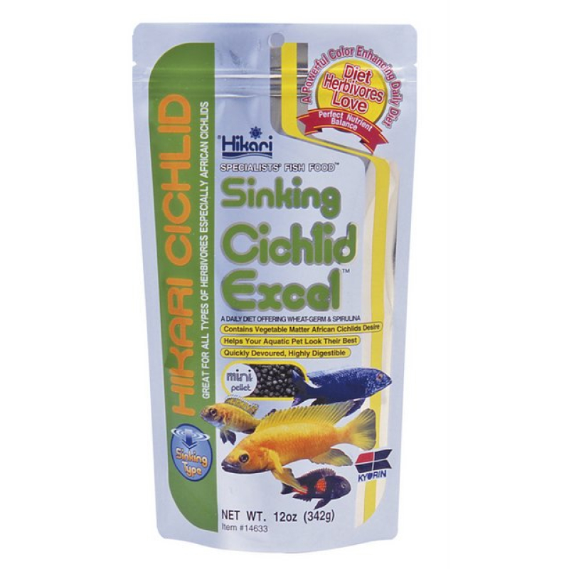 Hikari cichlid excel mini zinkend